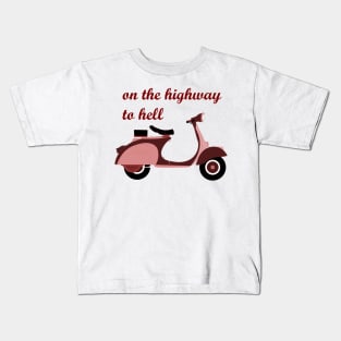 Highway to hell. Kids T-Shirt